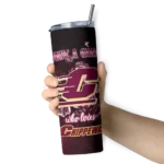personalized-central-michigan-chippewas-rose-romance-maroon-black-skinny-tumbler-best-selling-1.webp