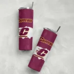 personalized-central-michigan-chippewas-torn-band-maroon-white-skinny-tumbler-best-selling.webp