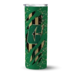 personalized-charlotte-49ers-star-pop-green-black-skinny-tumbler-best-selling-1.webp