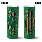 personalized-charlotte-49ers-star-pop-green-black-skinny-tumbler-best-selling.webp