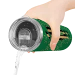 personalized-charlotte-49ers-star-pop-green-black-skinny-tumbler-best-selling-1.webp