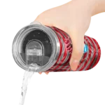 personalized-cincinnati-bearcats-patterned-waves-red-skinny-tumbler-best-selling.webp