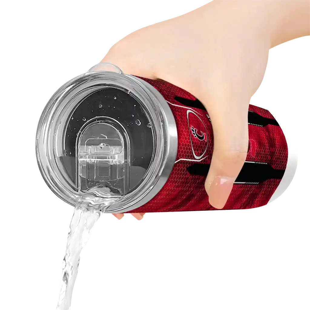 personalized-cincinnati-bearcats-stacked-diamond-red-skinny-tumbler-latest-model.webp