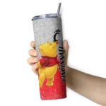 personalized-cincinnati-bearcats-winnie-the-pooh-red-gray-skinny-tumbler-best-selling.webp