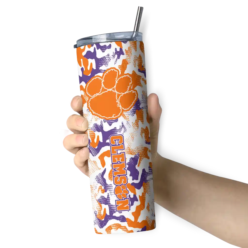 personalized-clemson-tigers-claw-marks-orange-white-skinny-tumbler-premium-grade.webp
