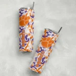 personalized-clemson-tigers-claw-marks-orange-white-skinny-tumbler-best-selling.webp