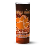 personalized-clemson-tigers-rose-romance-orange-black-skinny-tumbler-best-selling-1.webp