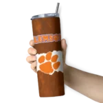 personalized-clemson-tigers-torn-band-orange-white-skinny-tumbler-best-selling.webp