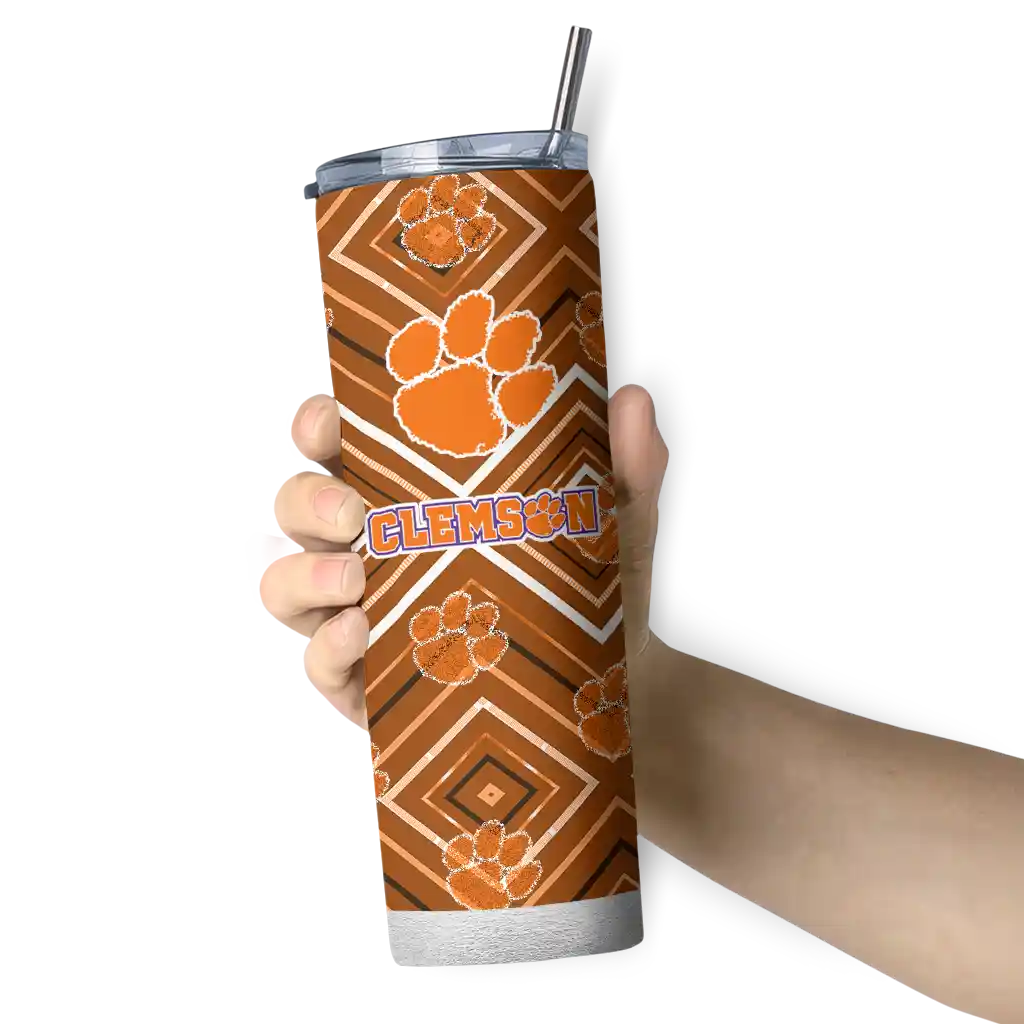 personalized-clemson-tigers-zipper-leopard-orange-skinny-tumbler-premium-grade.webp