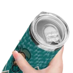 personalized-coastal-carolina-chanticleers-monogram-burst-green-white-skinny-tumbler-best-selling.webp
