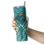 personalized-coastal-carolina-chanticleers-monogram-burst-green-white-skinny-tumbler-best-selling.webp