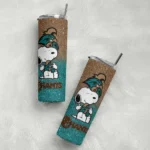 personalized-coastal-carolina-chanticleers-snoopy-attitude-green-skinny-tumbler-best-selling.webp