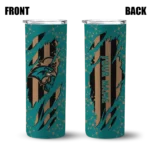 personalized-coastal-carolina-chanticleers-star-pop-green-black-skinny-tumbler-best-selling.webp