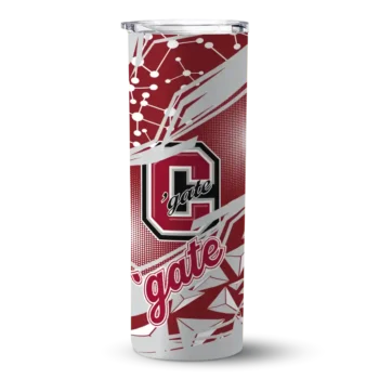 Personalized Colgate Raiders Helmet Clash Maroon Skinny Tumbler