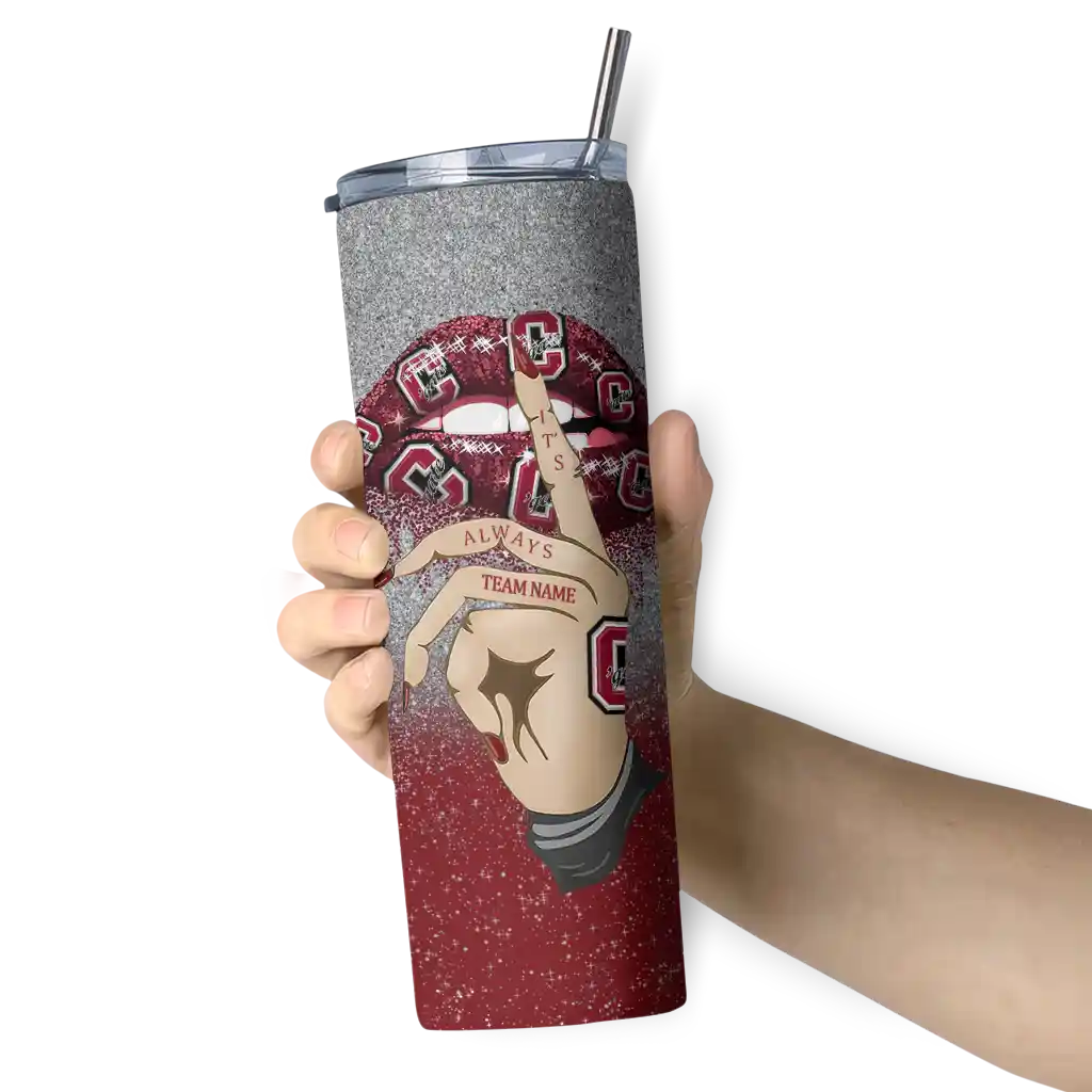 personalized-colgate-raiders-sparkle-lips-maroon-skinny-tumbler-premium-grade.webp