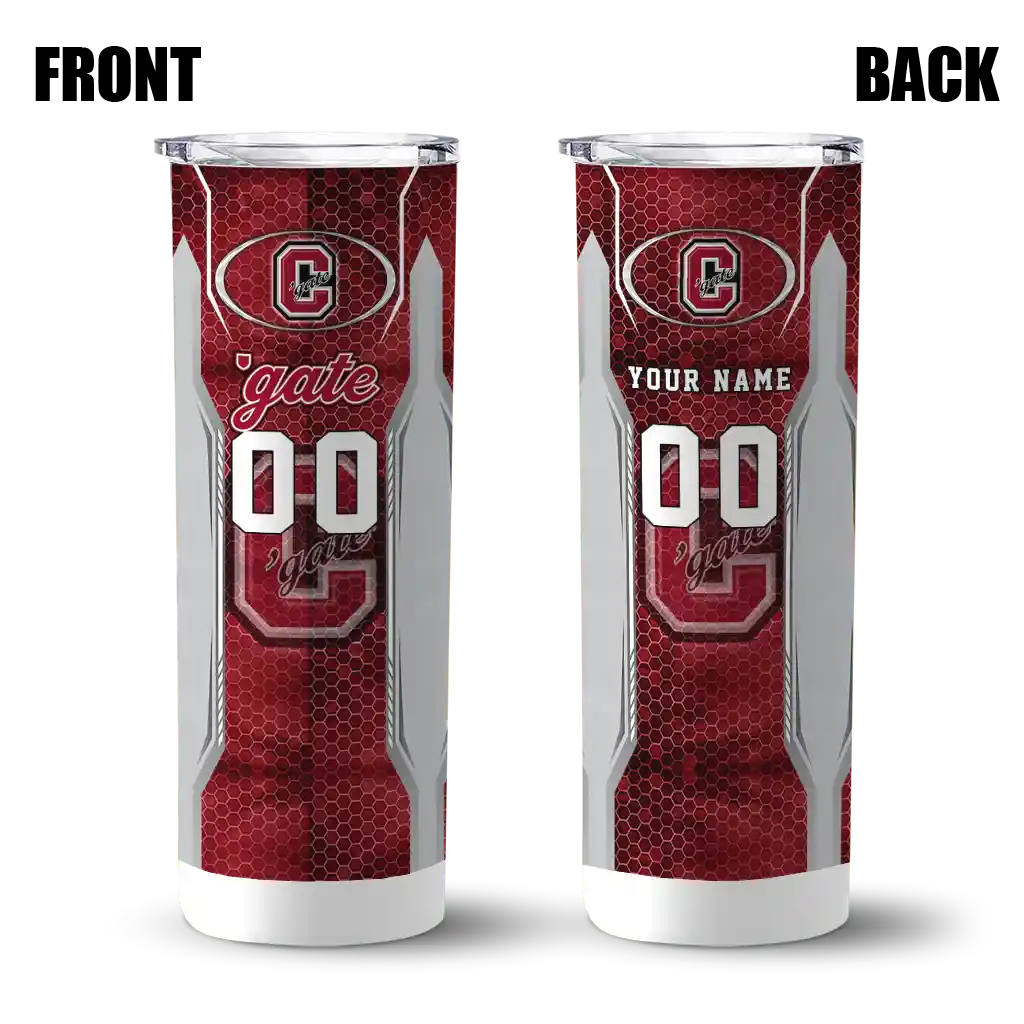 personalized-colgate-raiders-stacked-diamond-maroon-skinny-tumbler-fashion-forward.webp