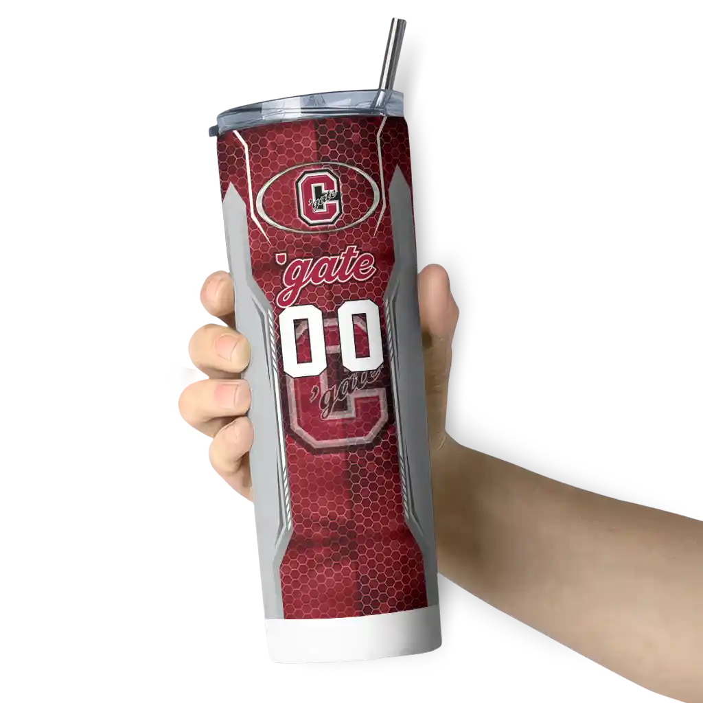 personalized-colgate-raiders-stacked-diamond-maroon-skinny-tumbler-premium-grade.webp