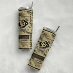 personalized-colorado-buffaloes-chevron-patch-gold-skinny-tumbler-best-selling.webp