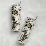 personalized-colorado-buffaloes-claw-marks-gold-white-skinny-tumbler-best-selling.webp