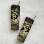 personalized-colorado-buffaloes-rose-romance-gold-black-skinny-tumbler-best-selling-1.webp