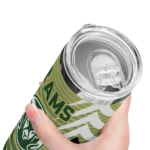 personalized-colorado-state-rams-chevron-stripes-green-skinny-tumbler-best-selling.webp