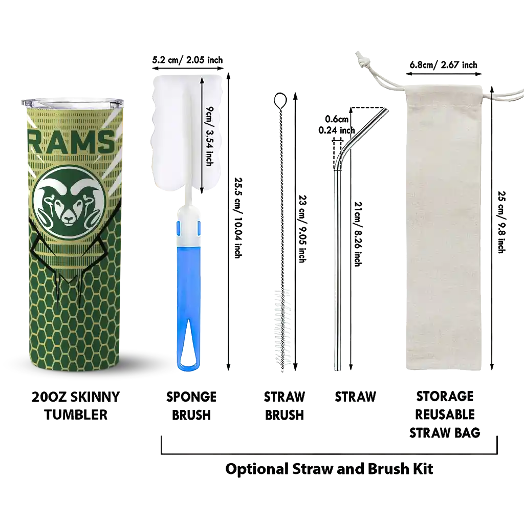 personalized-colorado-state-rams-chevron-stripes-green-skinny-tumbler-new-arrival.webp