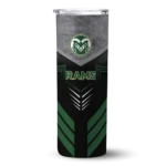 personalized-colorado-state-rams-hexagon-honeycomb-green-black-skinny-tumbler-best-selling.webp