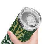 personalized-colorado-state-rams-metallic-grid-green-skinny-tumbler-best-selling.webp
