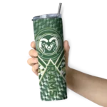 personalized-colorado-state-rams-monogram-burst-green-white-skinny-tumbler-best-selling.webp
