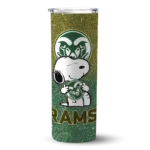 personalized-colorado-state-rams-snoopy-attitude-green-skinny-tumbler-best-selling.webp