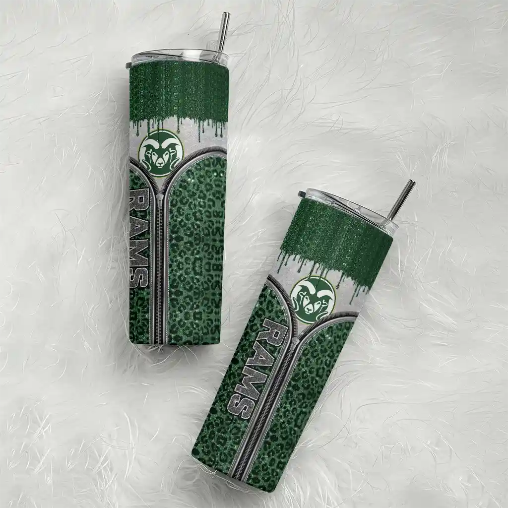 personalized-colorado-state-rams-sparkle-drip-green-skinny-tumbler-top-rated.webp
