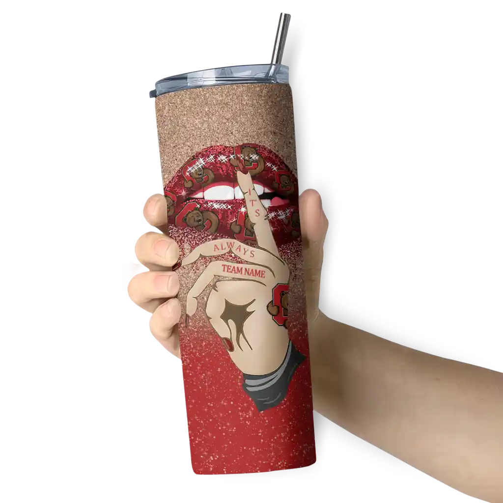 personalized-cornell-big-red-sparkle-lips-red-skinny-tumbler-premium-grade.webp