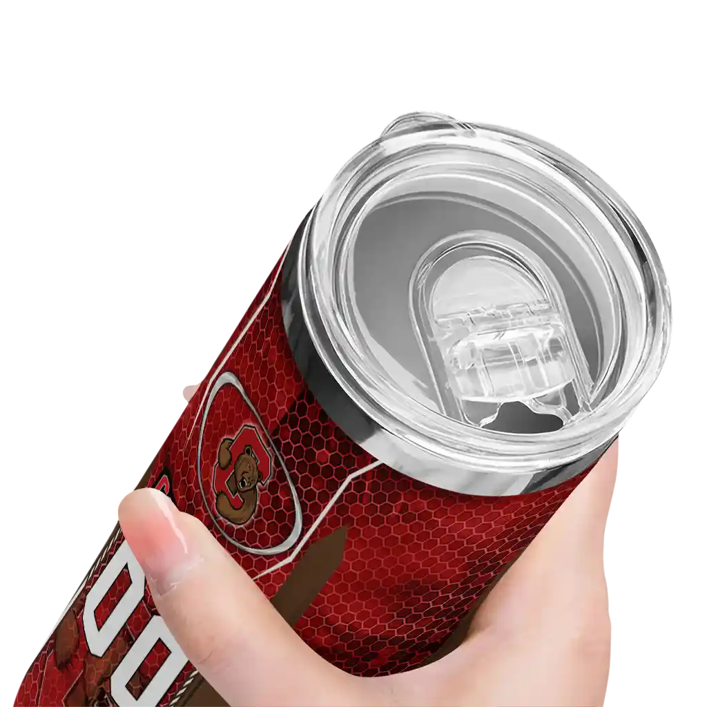 personalized-cornell-big-red-stacked-diamond-red-skinny-tumbler-high-quality.webp