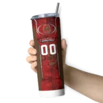 personalized-cornell-big-red-stacked-diamond-red-skinny-tumbler-best-selling.webp