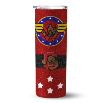 Personalized Cornell Big Red Star Cluster Red Skinny Tumbler
