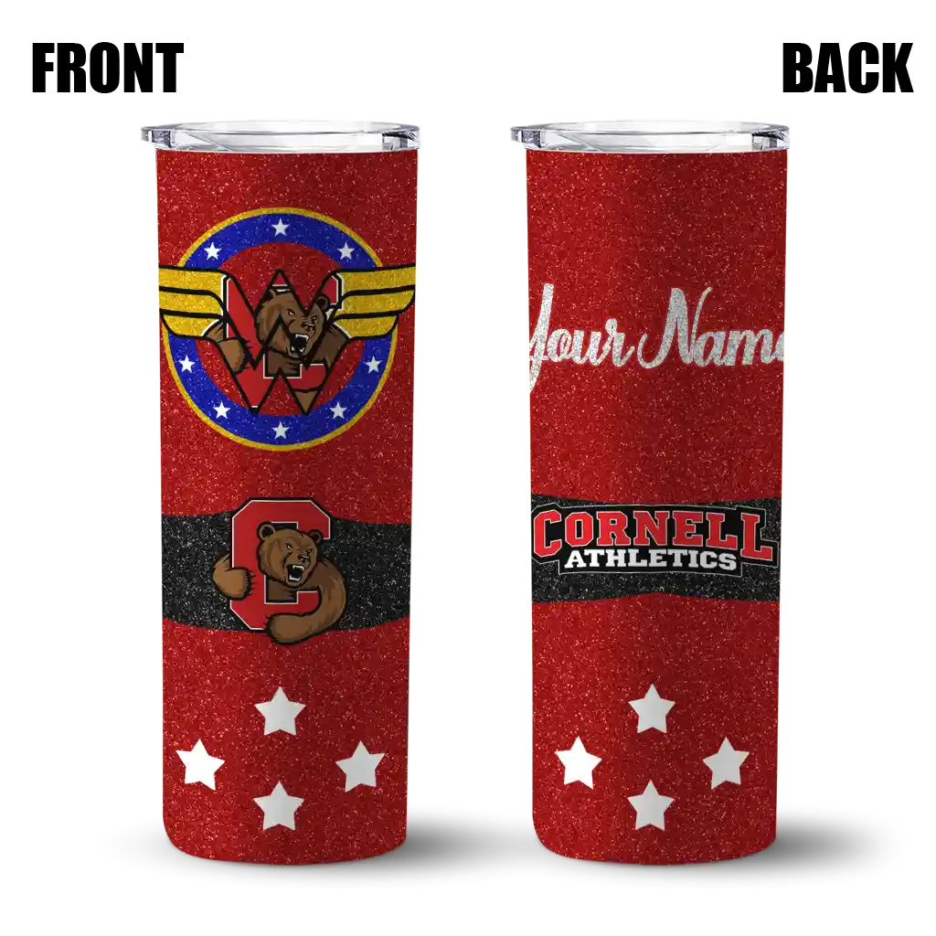 personalized-cornell-big-red-star-cluster-red-skinny-tumbler-fashion-forward.webp