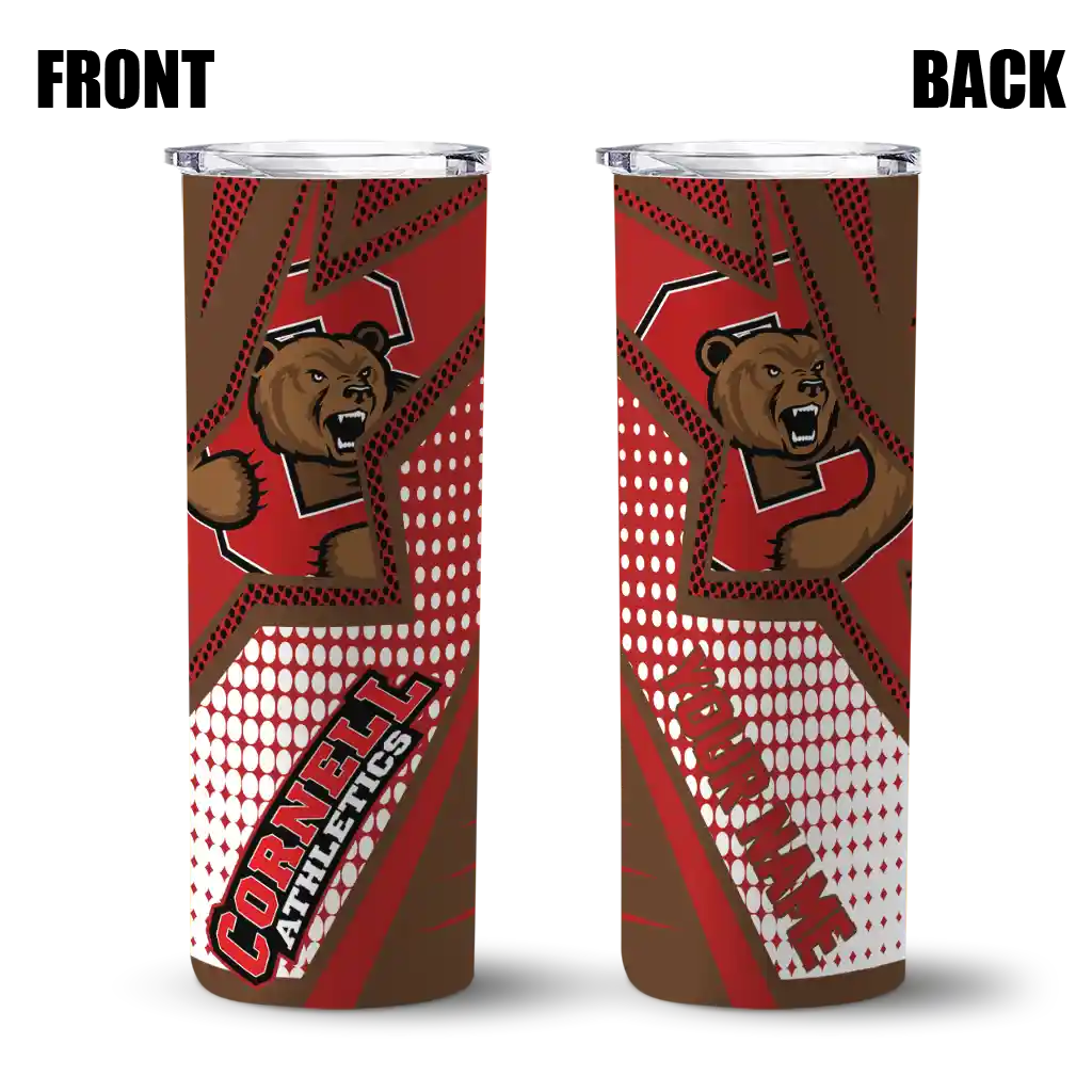 personalized-cornell-big-red-web-stripes-red-white-skinny-tumbler-fashion-forward.webp