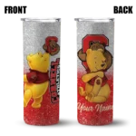 personalized-cornell-big-red-winnie-the-pooh-red-gray-skinny-tumbler-best-selling.webp