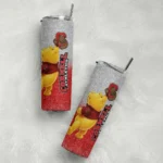 personalized-cornell-big-red-winnie-the-pooh-red-gray-skinny-tumbler-best-selling.webp