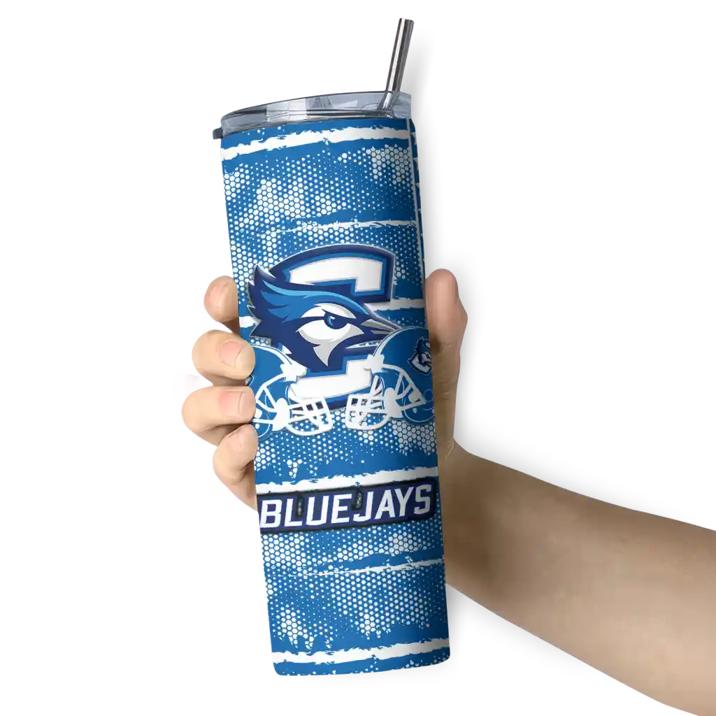 personalized-creighton-bluejays-chevron-patch-blue-skinny-tumbler-premium-grade.webp