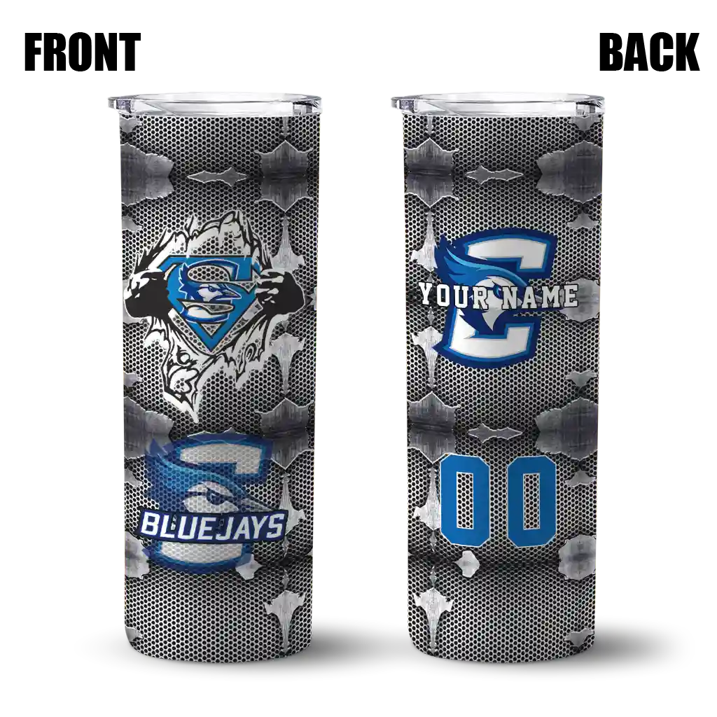 personalized-creighton-bluejays-chevron-v-blue-gray-skinny-tumbler-fashion-forward.webp