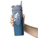 personalized-drake-bulldogs-chevron-stripes-blue-skinny-tumbler-best-selling.webp