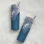 personalized-drake-bulldogs-chevron-stripes-blue-skinny-tumbler-best-selling.webp