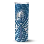 personalized-drake-bulldogs-monogram-burst-blue-white-skinny-tumbler-best-selling.webp