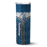 personalized-drake-bulldogs-sparkle-drip-blue-skinny-tumbler-best-selling.webp