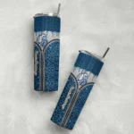 personalized-drake-bulldogs-sparkle-drip-blue-skinny-tumbler-best-selling.webp