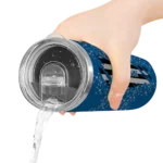 personalized-drake-bulldogs-star-pop-blue-black-skinny-tumbler-best-selling.webp
