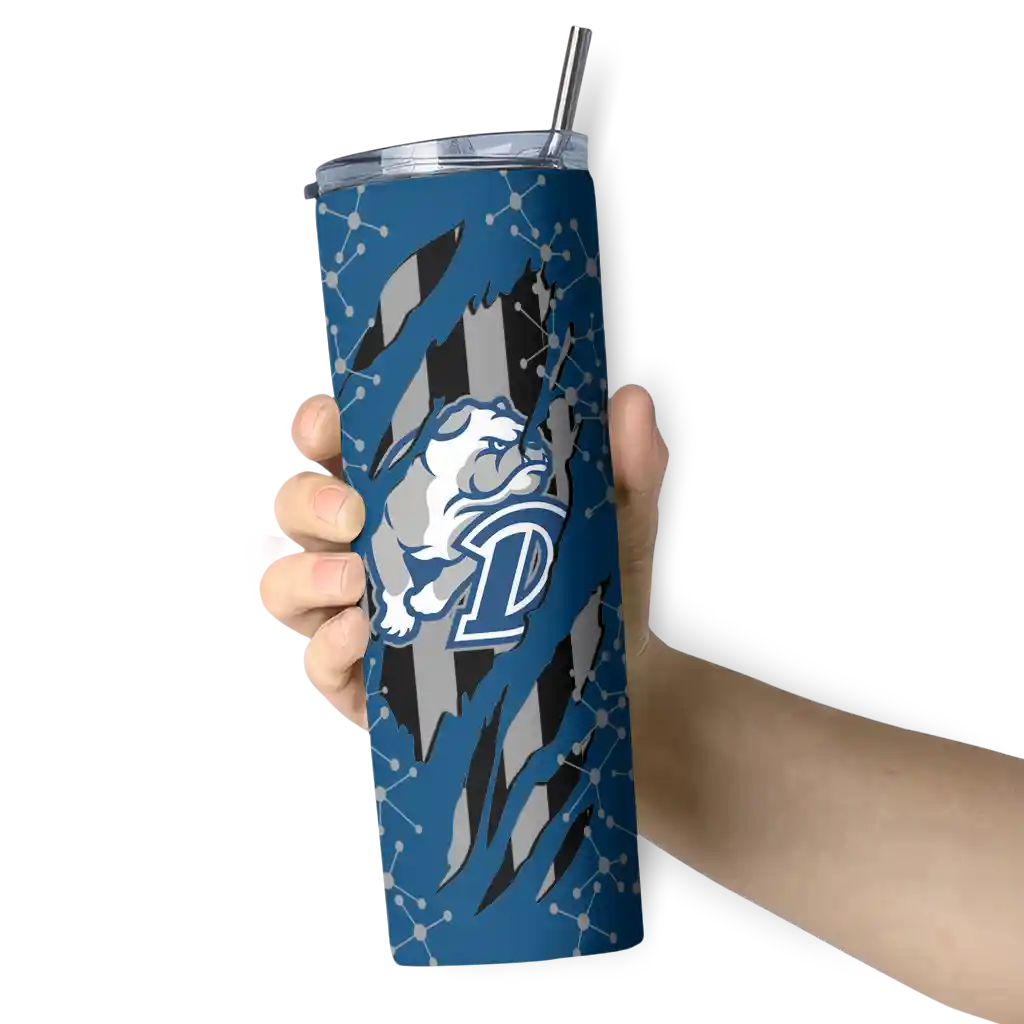 personalized-drake-bulldogs-star-pop-blue-black-skinny-tumbler-premium-grade.webp