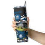 personalized-drake-bulldogs-yoda-camo-blue-black-skinny-tumbler-best-selling.webp