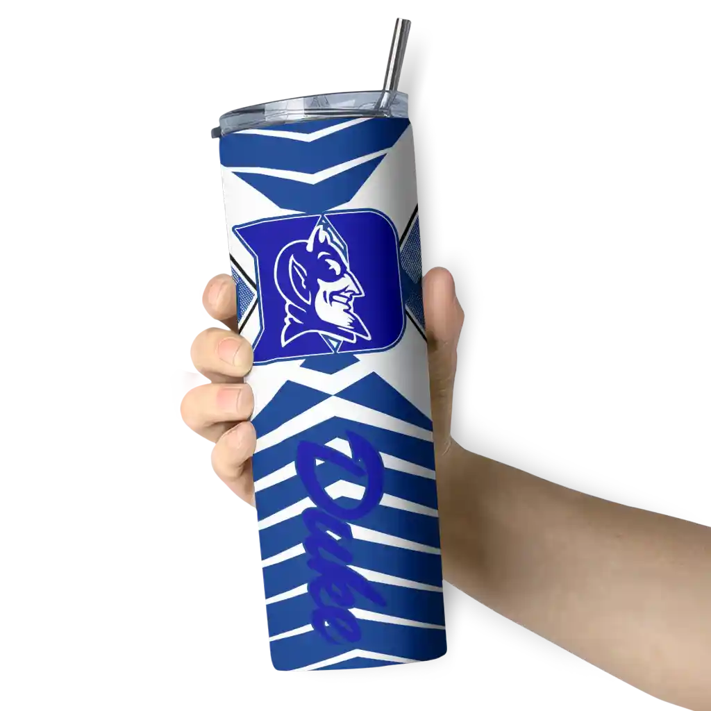personalized-duke-blue-devils-camo-texture-blue-skinny-tumbler-premium-grade.webp